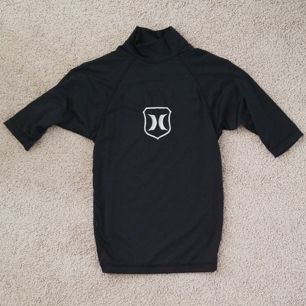 Hurley || Vintage Juniors Black Rash Guard